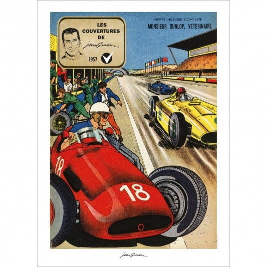 Affiche Jean Graton - 70 ans Michel Vaillant 1957 - n°4 - principal