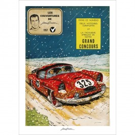 Affiche Jean Graton - 70 ans Michel Vaillant 1957 - n°7