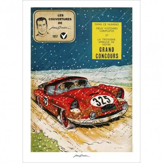 Affiche Jean Graton - 70 ans Michel Vaillant 1957 - n°7 - principal
