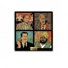 Tableau de collection Akimoff Blake et Mortimer Portraits...