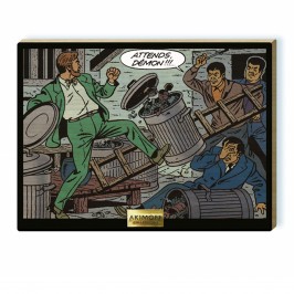 Tableau de collection Akimoff Blake et Mortimer, La Bagarre