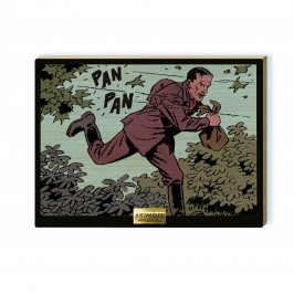 Tableau de collection Akimoff Blake et Mortimer, Olrik fonce...