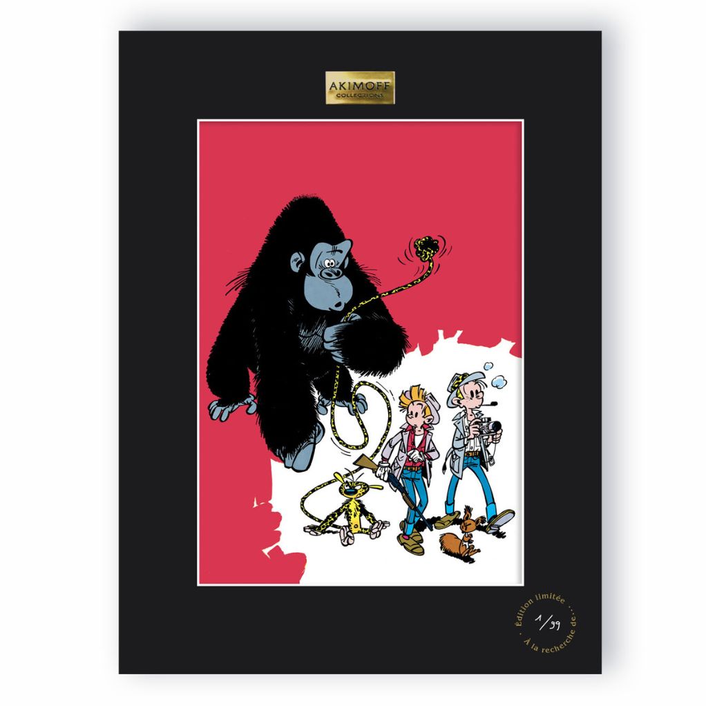 Tirage d'art, Spirou et Fantasio, Le Gorille a bonne mine par Franquin - principal
