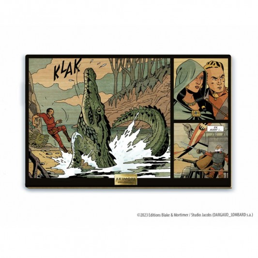 Tableau de collection Akimoff Blake et Mortimer, La Flèche ardente - principal