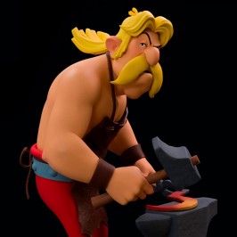 Figurine Fariboles Astérix - Cétautomatix le forgeron