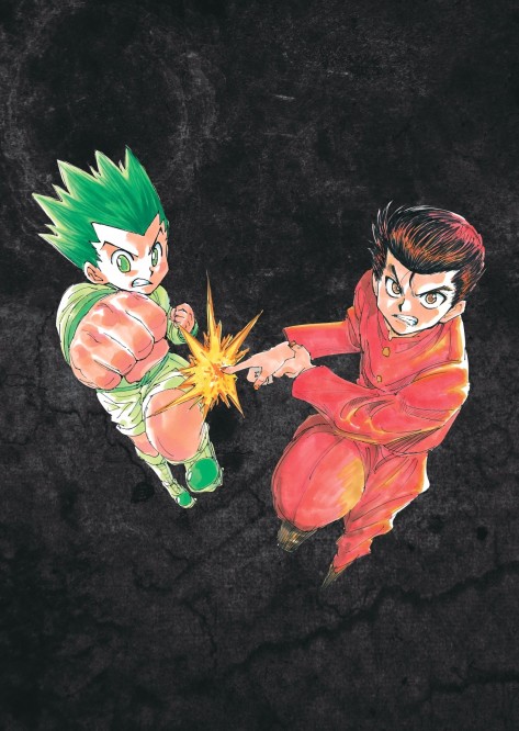 Ex-libris cross-over Yu Yu Hakusho / Hunter x Hunter - principal