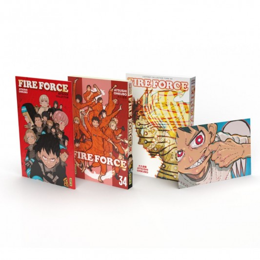 Fourreau collector Fire Force Tome 34 - principal