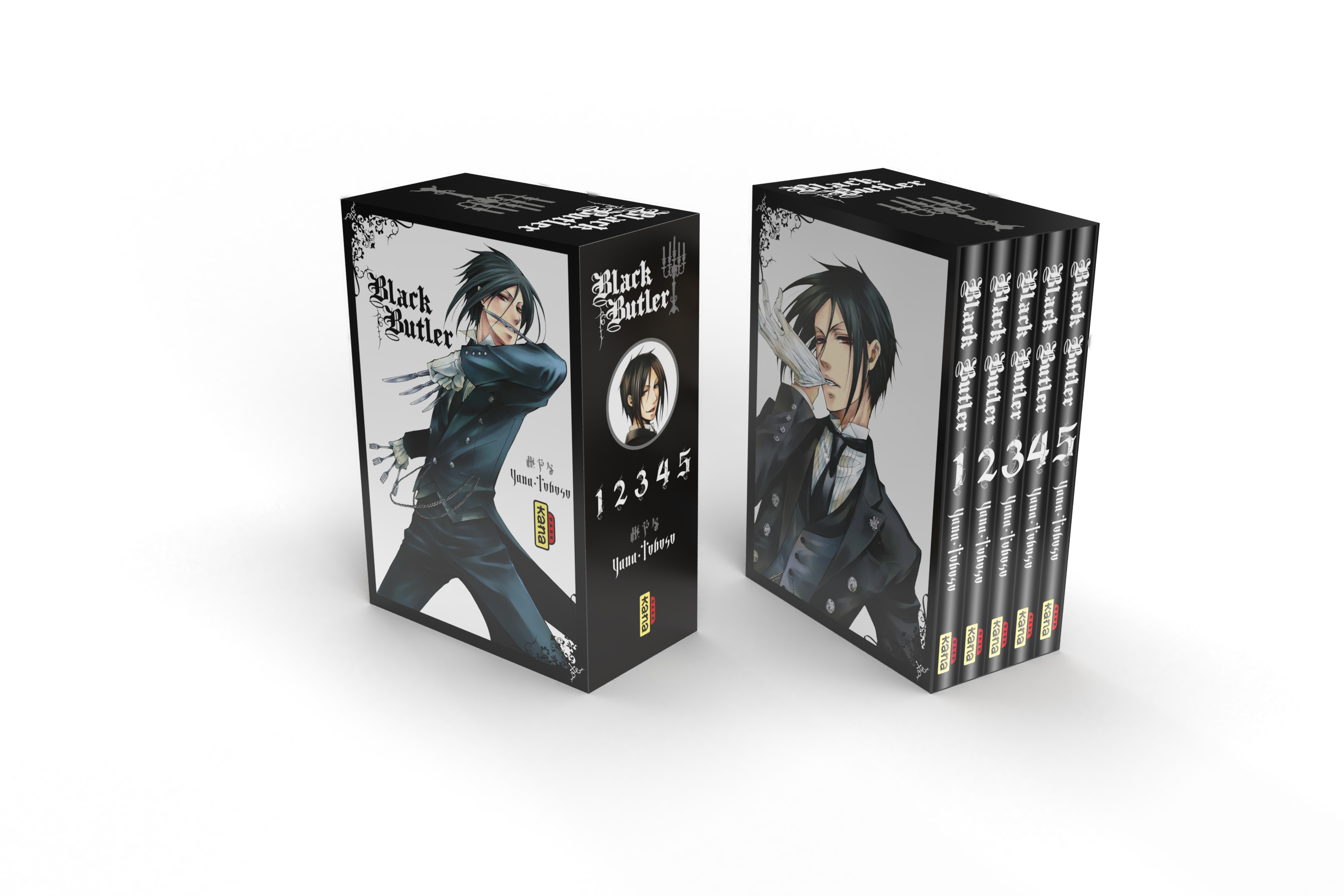 Coffret Black Butler Tome 1 à 5: Intégrales et coffrets Manga chez Kana
