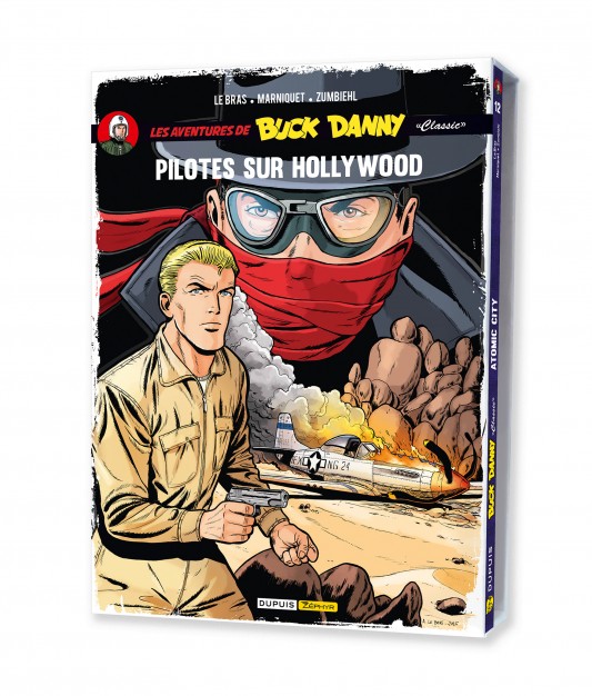 Coffret Buck Danny Classic T12 + ex-libris numéroté et signé avec cale - principal