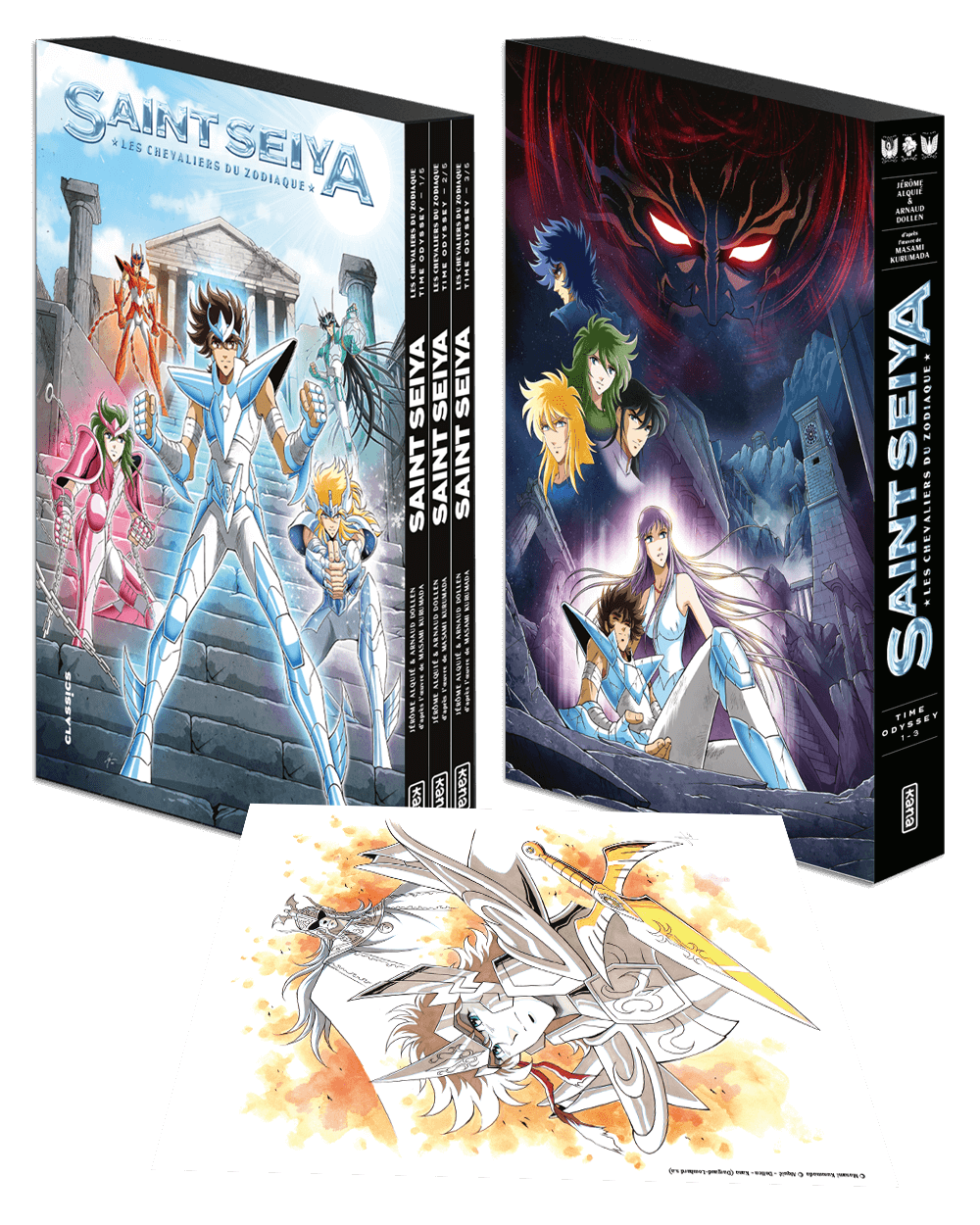 Coffret Saint Seiya - Time Odyssey T 1 - 2 - 3 + ex libris - principal