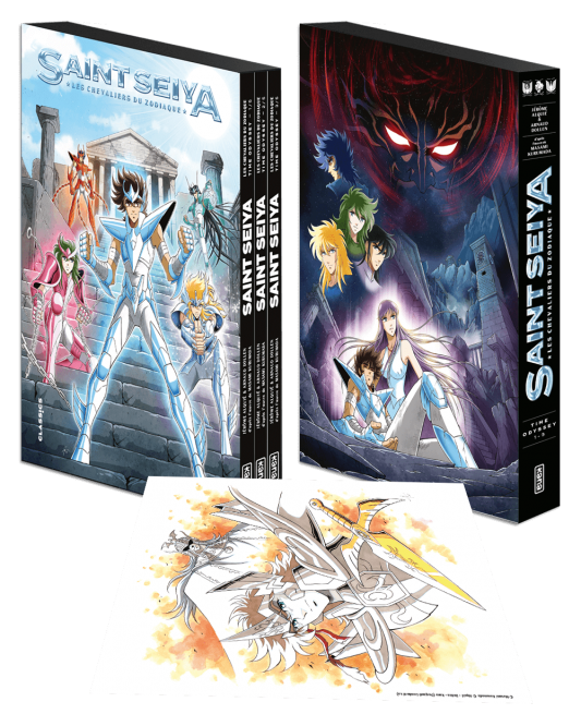 Coffret Saint Seiya - Time Odyssey T 1 - 2 - 3 + ex libris - principal