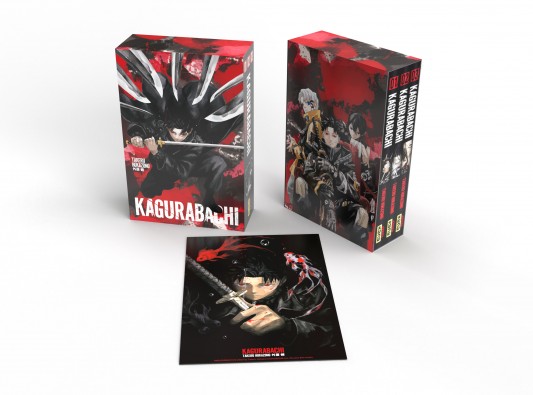 Coffret Kagurabachi T 1 - 2 - 3 + Ex-libris - principal