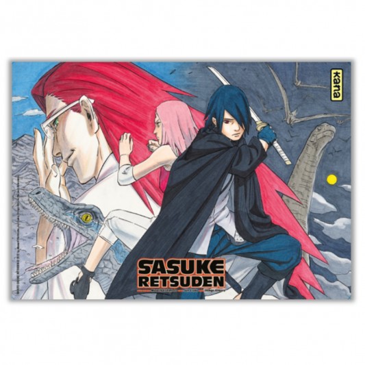 Plaque métal Naruto : Sasuke Retsuden - principal