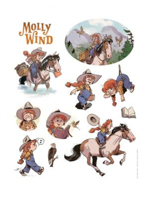 Planche de stickers Molly Wind - principal