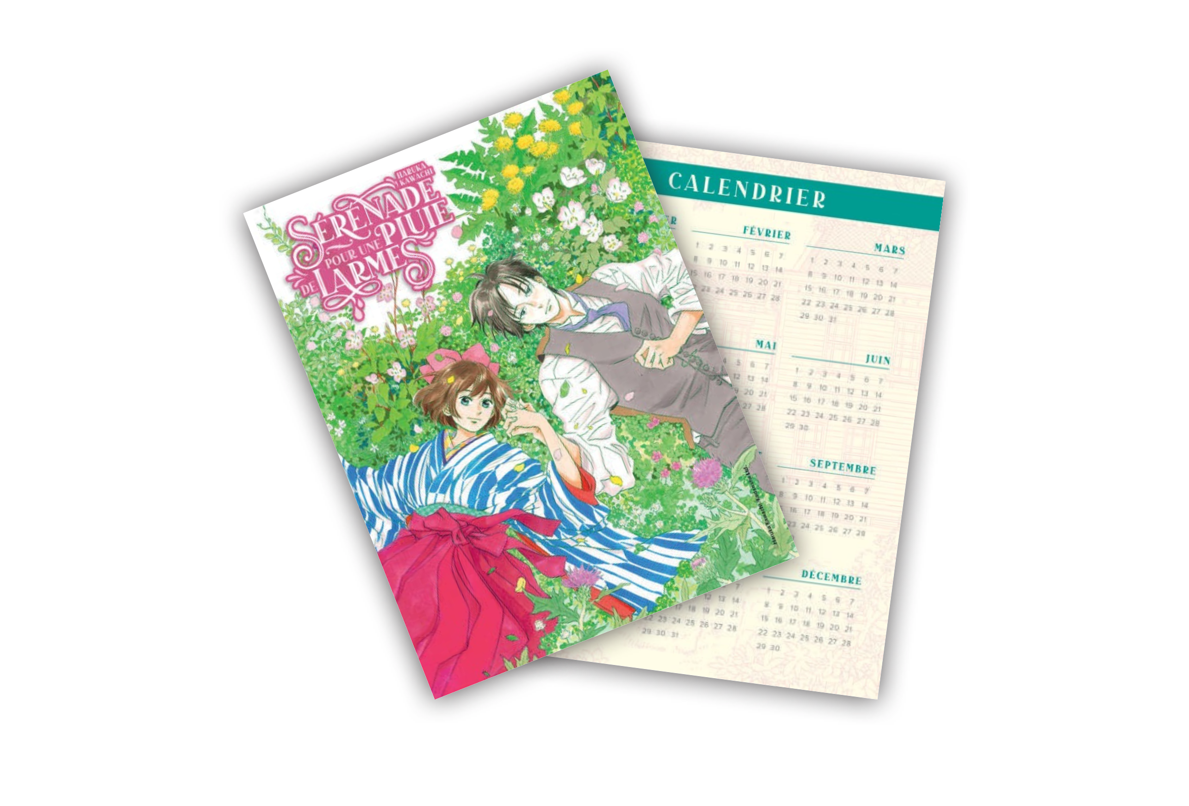 Carte postale calendrier Sérénade pour une pluie de larmes - principal