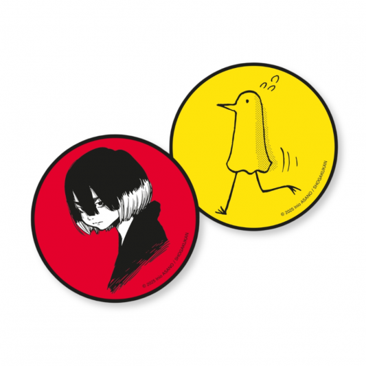 Set de 2 écussons tissées Punpun/Mujina - principal
