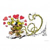 Marsupilami, le Grand Amour (Dibond 36x24cm) - principal