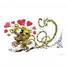 Marsupilami, le Grand Amour (Dibond 36x24cm) - principal