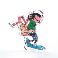 Gaston et son cadeau - Figurine Acrylique