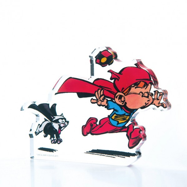 Acrylic figurine Young Spirou super hero