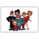 Le Petit Spirou Groupe Adultes (Dibond 60x40cm) - principal