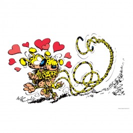 Marsupilami, le Grand Amour (Dibond 60x40cm)