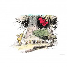 Maman Marsupilamie et ses petits