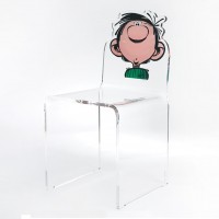 Chaise Gaston acrylique transparent