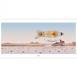 Digigraphie Plus léger que l'air Moebius