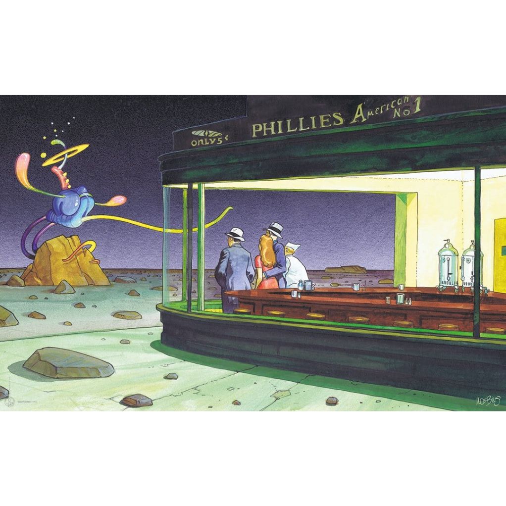 Affiche Moebius - Nighthawks - principal