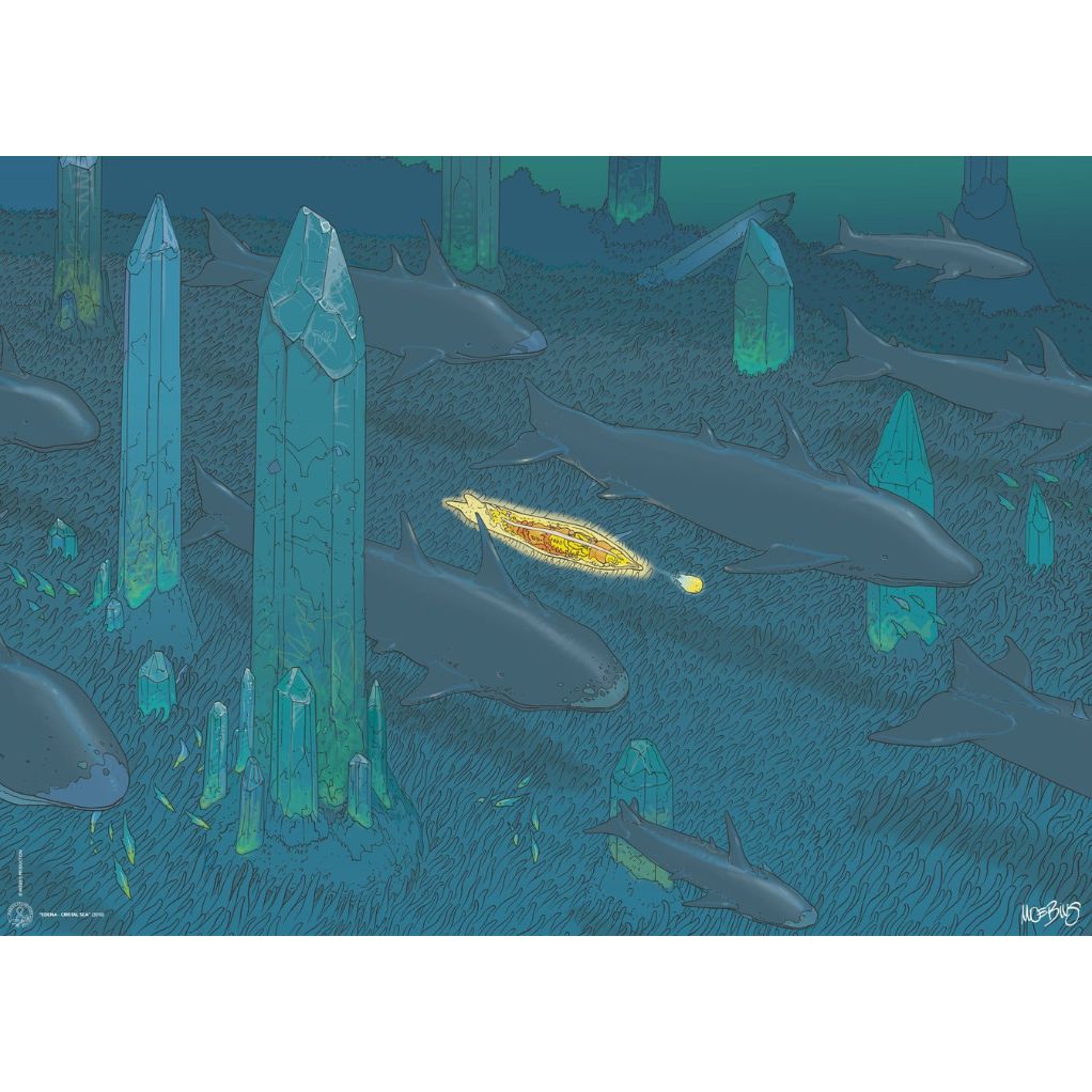 Affiche Moebius - Cristal Sea - principal