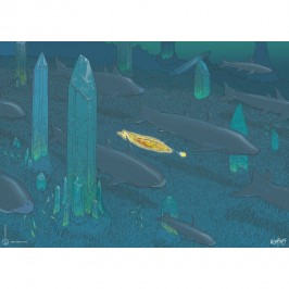 Affiche Moebius - Cristal Sea