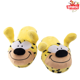 Chaussons peluche Marsupilami