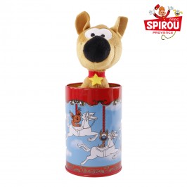 Parc Spirou - Peluche dans sa cannette Rantanplan