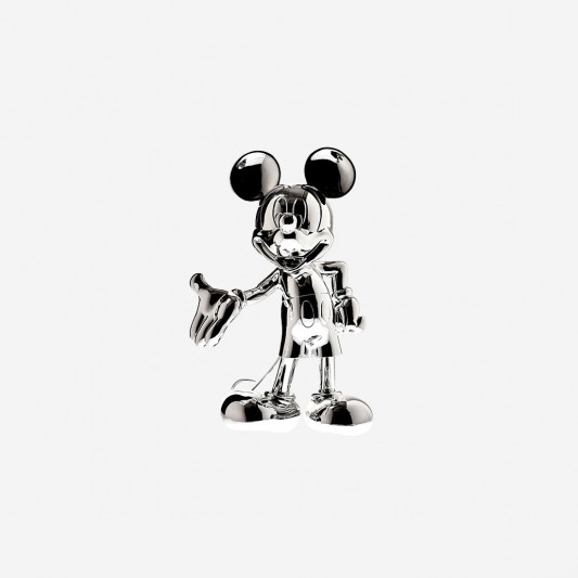 Figurine Mickey Welcome Chromé Argent Small - principal
