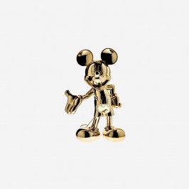 Figurine Mickey Welcome Chromé Or Small
