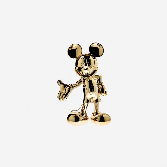 Figurine Mickey Welcome Chromé Or Small - principal