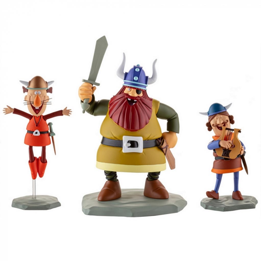 Figurine LMZ Collectibles, Vic le Viking Coffret n°2, Halvar, Gorm & Ulme - principal