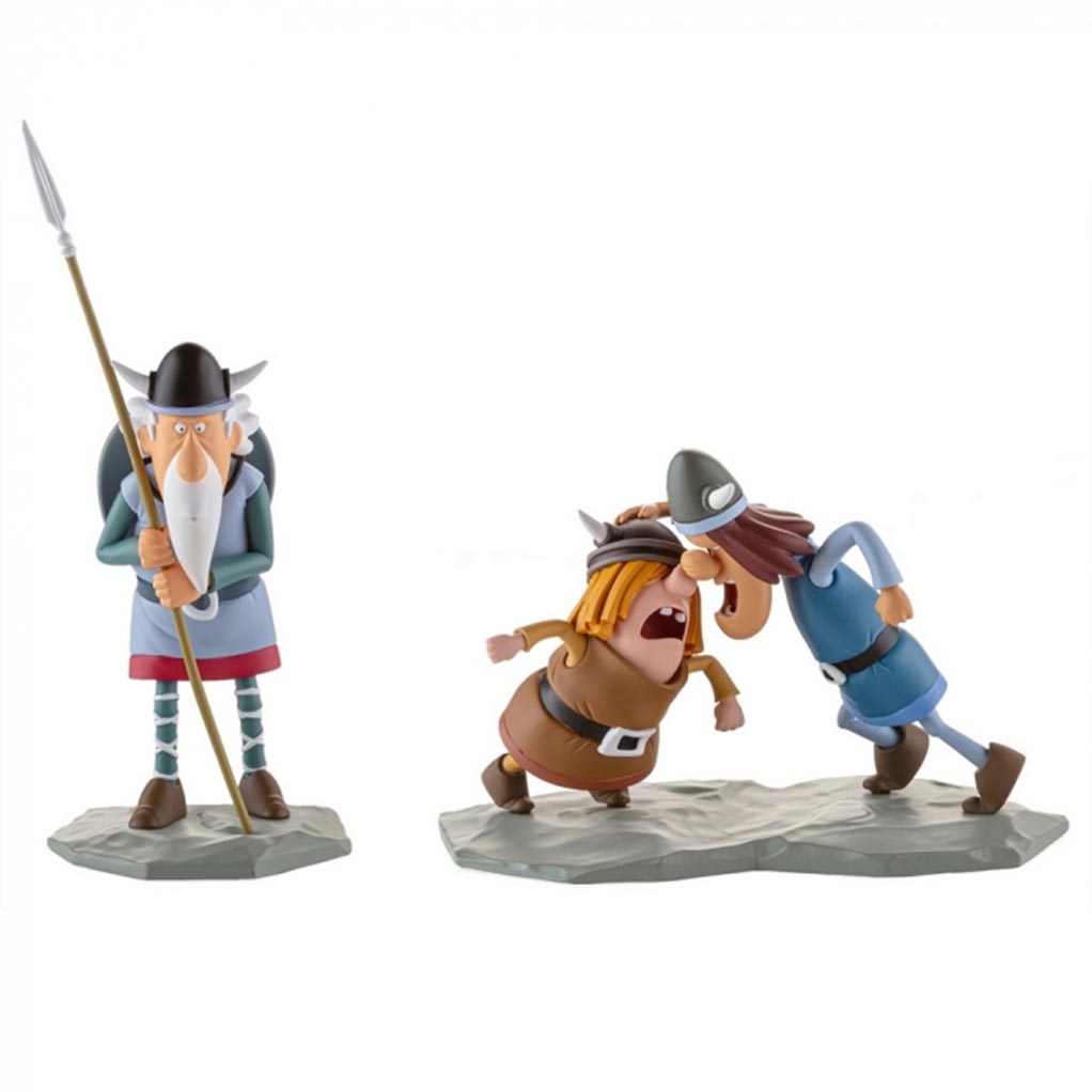 Figurine LMZ Collectibles, Vic le Viking Coffret n°3, Urobe, Snorre & Tjure - principal