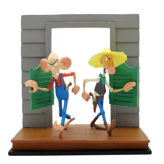 Figurine Lucky Luke : &quot;Les rivaux de Painful Gulch&quot; LMZ - principal