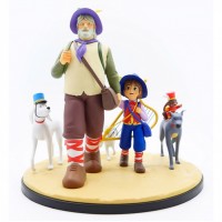 Figurine LMZ Collectibles, Rémi sans famille, Rémi, Vitalis, Capi, Dolce, Zerbino & Joli-Cœur