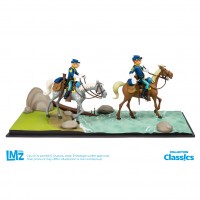 Figurine LMZ Collectibles Les Tuniques Bleues, Le passage du gué