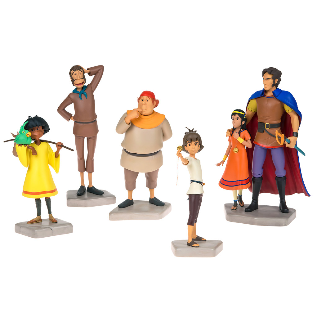 Figurines LMZ Collectibles, Les Mystérieuses Cités d'Or - 6 personnages - principal