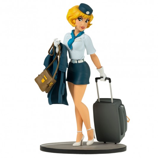 Figurine Natacha avec sa valise, version Class!cs par LMZ Collectibles - principal