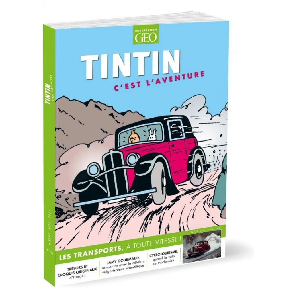 Magazine Géo Tintin C'est l'aventure n°21, Les transports : À Toute Vitesse ! - principal
