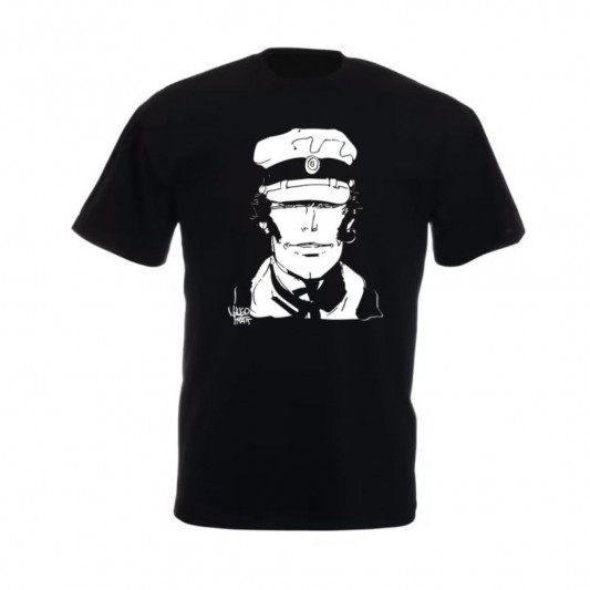 T-Shirt Corto Maltese, Visage noir, taille XL - principal