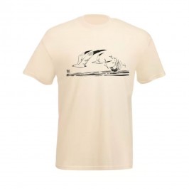 Tee shirt Corto Maltese - Mouette - Ecru