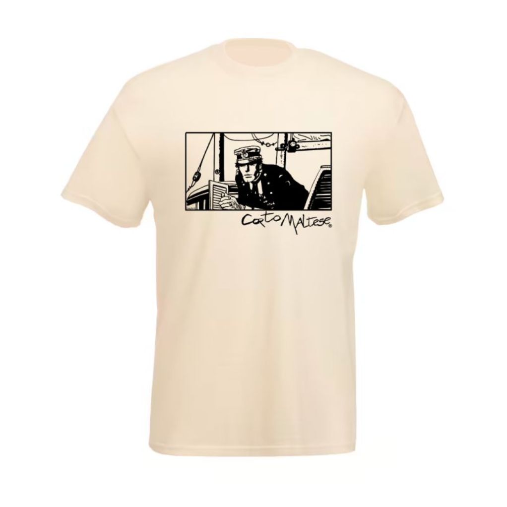 T-Shirt Corto Maltese, Port Ducal écru - principal