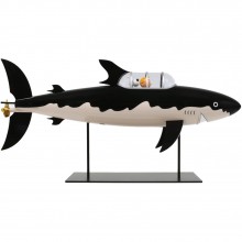 Tintin figurine shark submarine 77 cm