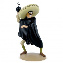 Figurine Tintin - Le caporal Diaz terroriste maladroit